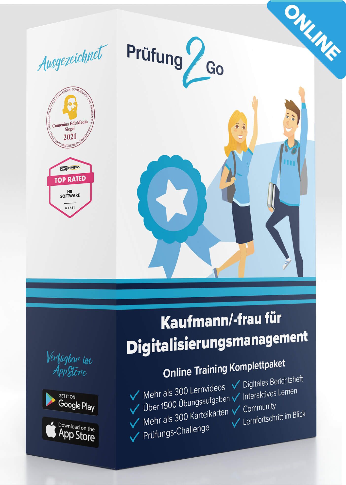 Prüfungsvorbereitung Kaufmann/-frau für Digitalisierungsmanagement Onlinekurs